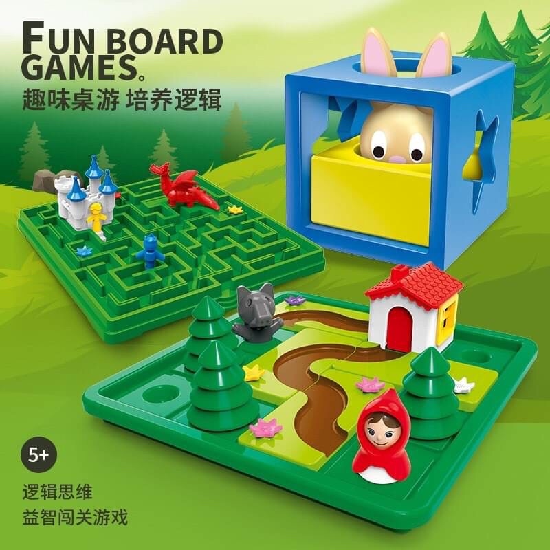 พร้อมส่งค่ะ!! Board Game สำหรับเด็ก Bunny Baby , Little girl going home , Prince & Princess เกมพัฒนาสมอง