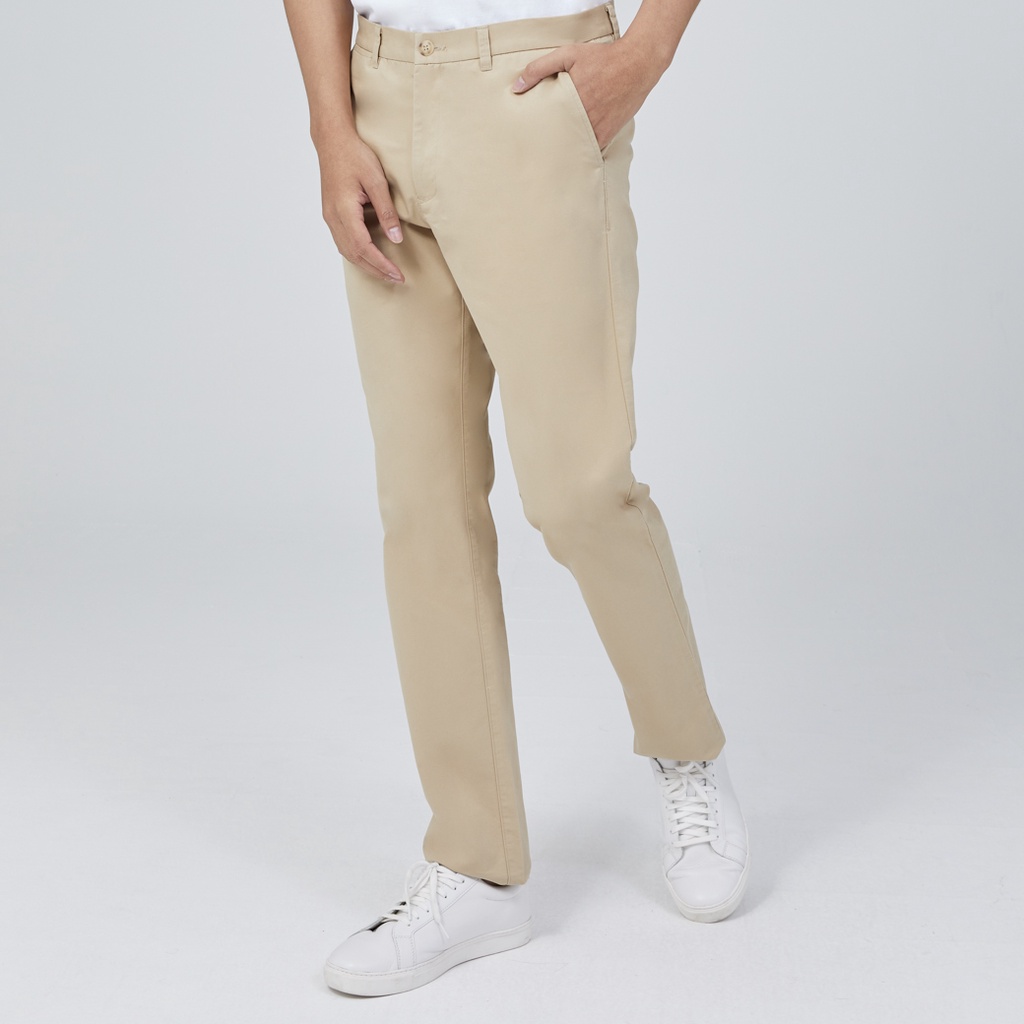 ARROW กางเกงลำลองขายาว Chino Pants ทรง Smart สีเบจ MSCM9V2 BE