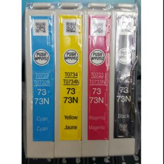 Epson ตลับหมึกแท้ inkjet รุ่น Epson 73n BK/C/M/Y NOBOX ชุด