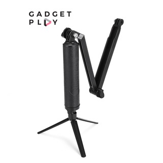 [กรุงเทพฯ ด่วน 1 ชั่วโมง] TELESIN Waterproof Selfie Stick Floating Hand Grip +3-Way Grip Arm Monopod Pole Tripod