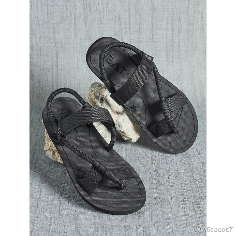 ☽♞△NEAT รองเท้าแตะรัดส้น แบบคาดสไตล์ญี่ปุ่น สำหรับผู้ชาย แฟชั่นผู้ชาย สไตล์เกาหลี Sandals for men