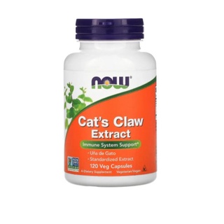 NOW Foods, Cats Claw Extract, 120 Veg Capsule