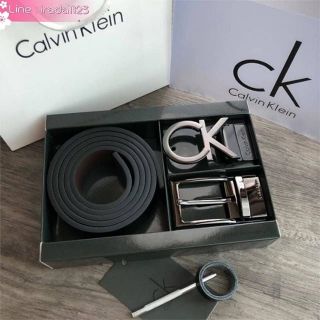 Calvin Klein Belt and Buckle Set ของแท้ ราคาถูก