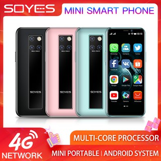 สมาร์ทโฟน 4G Soyes S10-H 3GB + 32GB / 64GB ขนาดเล็ก แบบพกพา Quad Core Face Unlock Android Super Mini