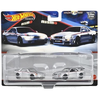 [พร้อมส่ง] รถเหล็ก HOTWHEELS PREMIUM รถเหล็ก ของแท้ 2 Pack Nissan Skyline GT-R (HWP2022_#HCY75)