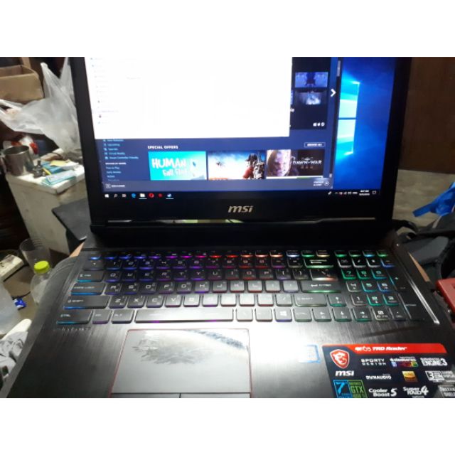 Note book
MSI GE63 7RD 016XTH Raider