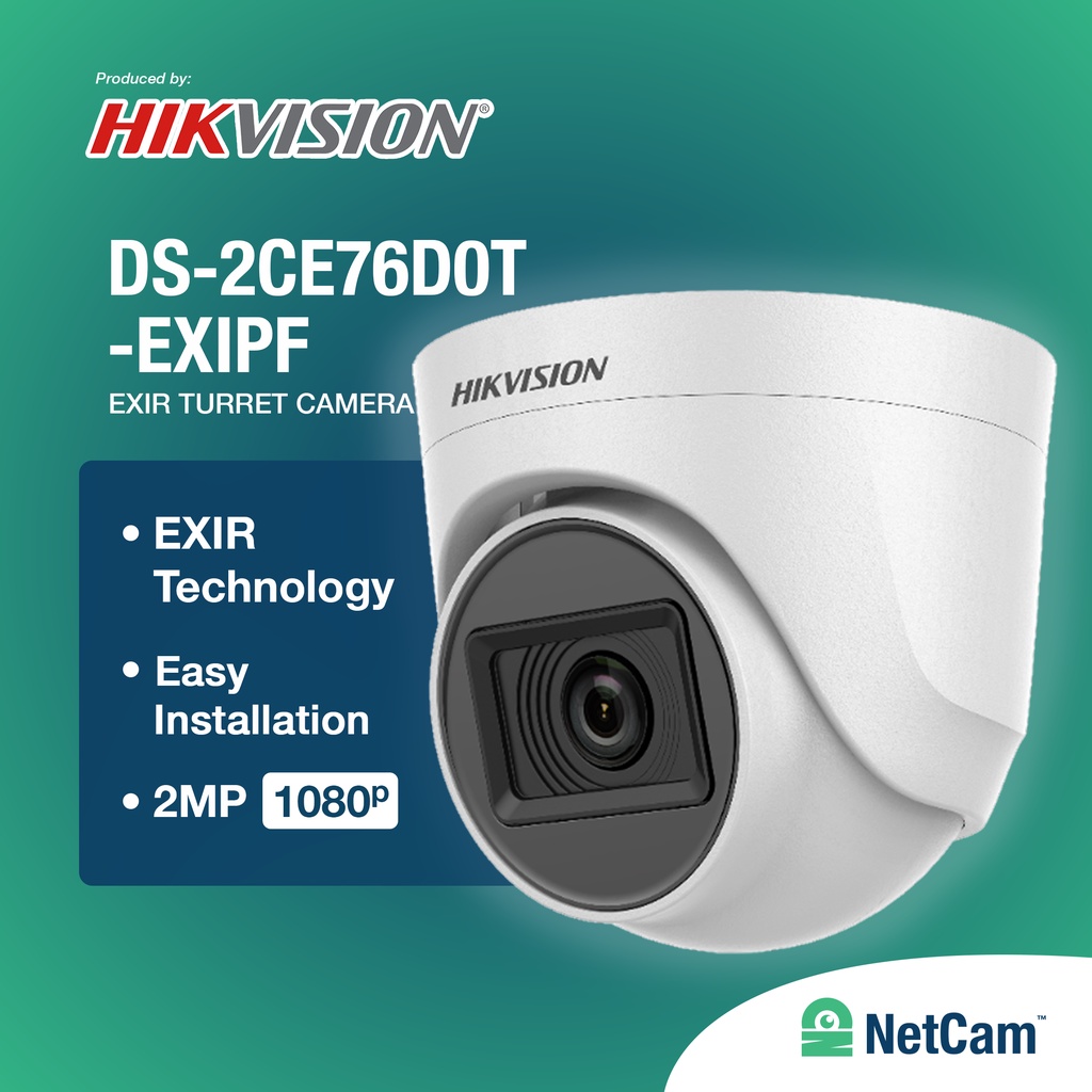 HIKVISION DS-2CE76D0T-EXIPF INFRARED กล้องวงจรปิด INDOOR 2MP