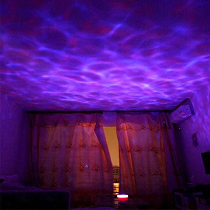 Music Rainbow Wave Projector Lamp ampamp Speakers Daren Waves Led ...