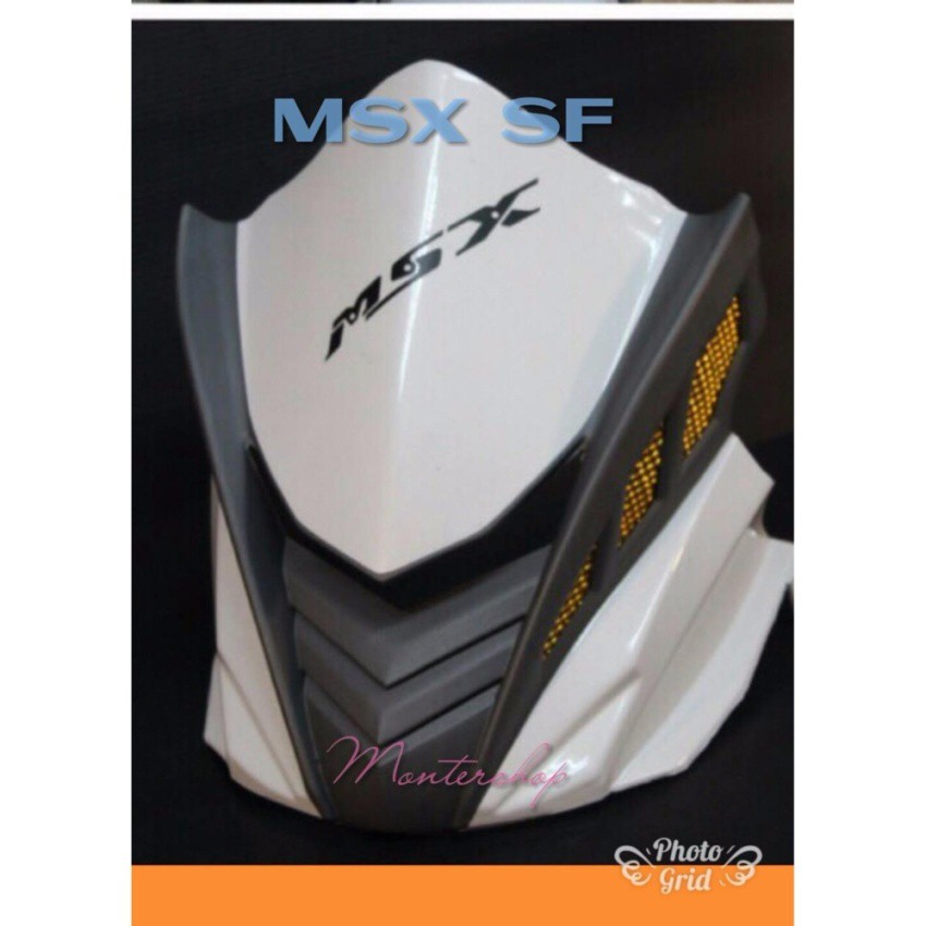 ชิวหน้าเล็ก MSX SF งาน ABS NO.3 สีขาว