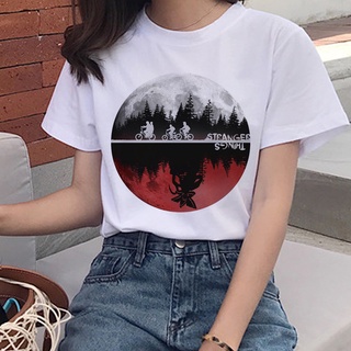 เสื้อยืด พิมพ์ลายกราฟิก Stranger Things Eleven Harajuku 90s แฟชั่นสําหรับผู้หญิง