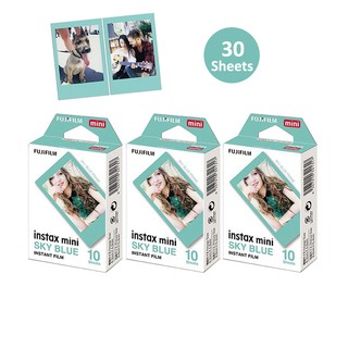 Fujifilm Instax 30 Sheets SKY BLUE Film - Fuji Mini 7s 8 9 11 40 70 90 Liplay Camera SP-2 Mini Link Printer