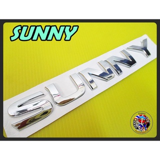 โลโก้ ตัวอักษรแยก  -  NISSAN SUNNY LOGO BADGE EMBLEM SIZE  ขนาด 18 x 2.5cm