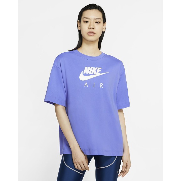 สินค้า Nike เสื้อยืดคอกลมของแท้ราคาถูกผ้าฝ้ายแท้ระบายอากาศกีฬาดูดซับเหงื่อCJ3106-500 แขนสั้นหลวมและร