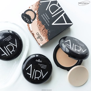 OD642 ODBO AIRY NON-SILICONE BLURRING TWO WAY POWDER SPF30++โอดีบีโอ ทูเวย์ พาวเดอร์ เอสพีเอฟ30 พีเอ++