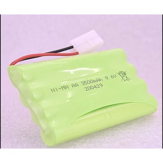 แบตเตอรี่สำรองรถบังคับวิทยุ 9.6V 3500mah สองสาย