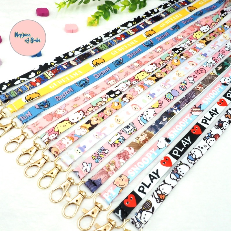 สายคล้องแมสลายการ์ตูน สายคล้องแมส ปรับสายได้ สำหรับเด็กและผู้ใหญ่