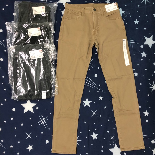 กางเกงขายาว Uniqlo Ezy jeans skinny fit ของแท้