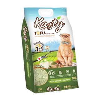 Kasty Matcha Tofu 10L ทรายแมวเต้าหู้ 10L