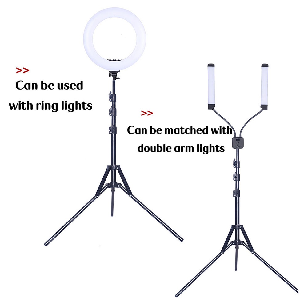 Professional ปรับ 1.6M(63in) ขาตั้งไฟขาตั้งกล้อง 1/4 หัวสกรูสําหรับสตูดิโอถ่ายภาพแฟลชถ่ายภาพ