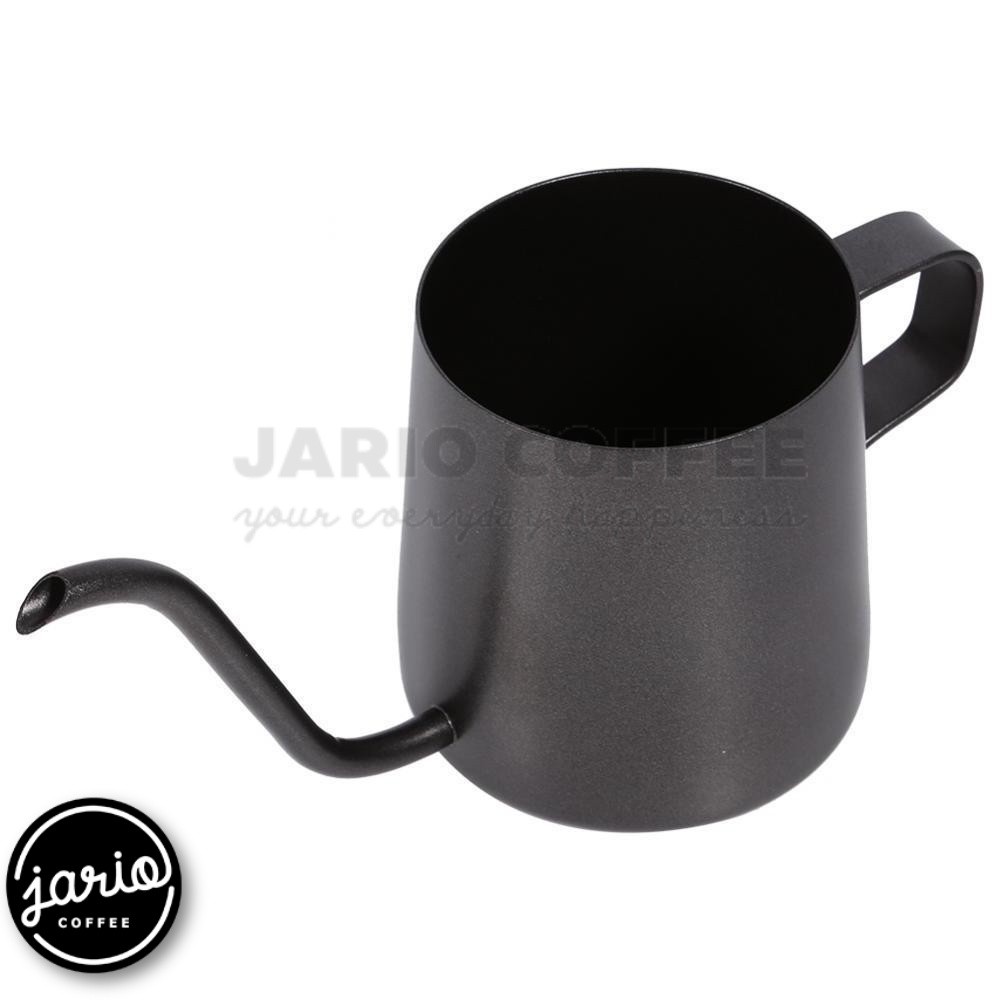 Jario กาดริปกาแฟ สีดำ 250ml/350ml กาดริป สแตนเลส Black Stainless Pour-Over Coffee Drip Pot