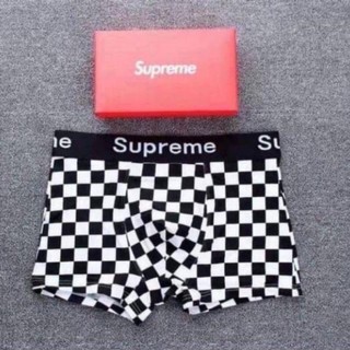 Supreme 🔥พร้อมส่ง🔥กางเกงในชาย Supreme ทรงTrunk ผ้าcotton