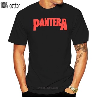 tshirtเสื้อยืดคอกลมฤดูร้อนเสื้อยืด ผ้ายีน ลายกราฟฟิค Pantera สีดําSto4XL