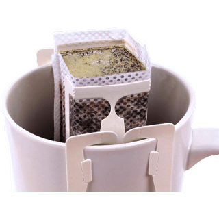 ถุงดริปกาแฟ(50ซอง) ถุงกรองกาแฟดริป แบบมีหูแขวน ถุงกรองกาแฟแบบใช้แล้วทิ้งแพค filter สามารถใช้ได้กับแก้วทุกประเภท THS