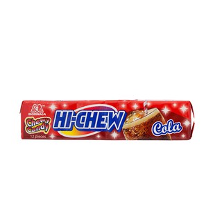 โมรินากาลูกอมไฮชิวกลิ่นโคล่า 57กรัม Morinaga Pao Hi Chew Cola Flavor 57g.