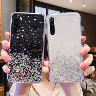 เคส Case OPPO Find X2 F15 F11 Pro F9 F5 F1S oppofindx2 oppof15 oppof11pro Case Luxury Glitter Star Cover Silicone Soft Casing