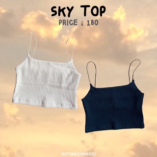 WITHMHOOMHOO sky top