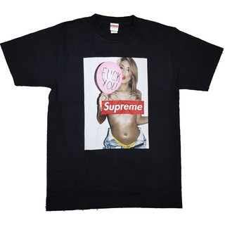 เสื้อยืดคอกลม เสื้อยืดคอกลม แขนสั้น แฟชั่น สุพรีม Supreme