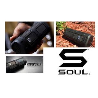 ลำโพง SOUL WAVEPOWER, Weatherproof Wireless Speaker with Power Bank