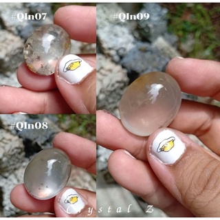 Quartz with inclusion #QIn07-#QIn09 โป่งข่าม ✨ แก้วปวก กาบทอง หมอกมุงเมือง 🥰