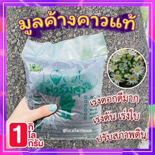 มูลค้างคาวแท้ 100% 🍃 1 กิโล ปุ๋ยเร่งดอก บำรุงต้น ใบ  เร่งการแตกรากใหม่ ปุ๋ยใส่ผัก ใส่ต้นไม้ ดอกไม้ ปุ๋ยอินทรีย์คุณภาพสูง