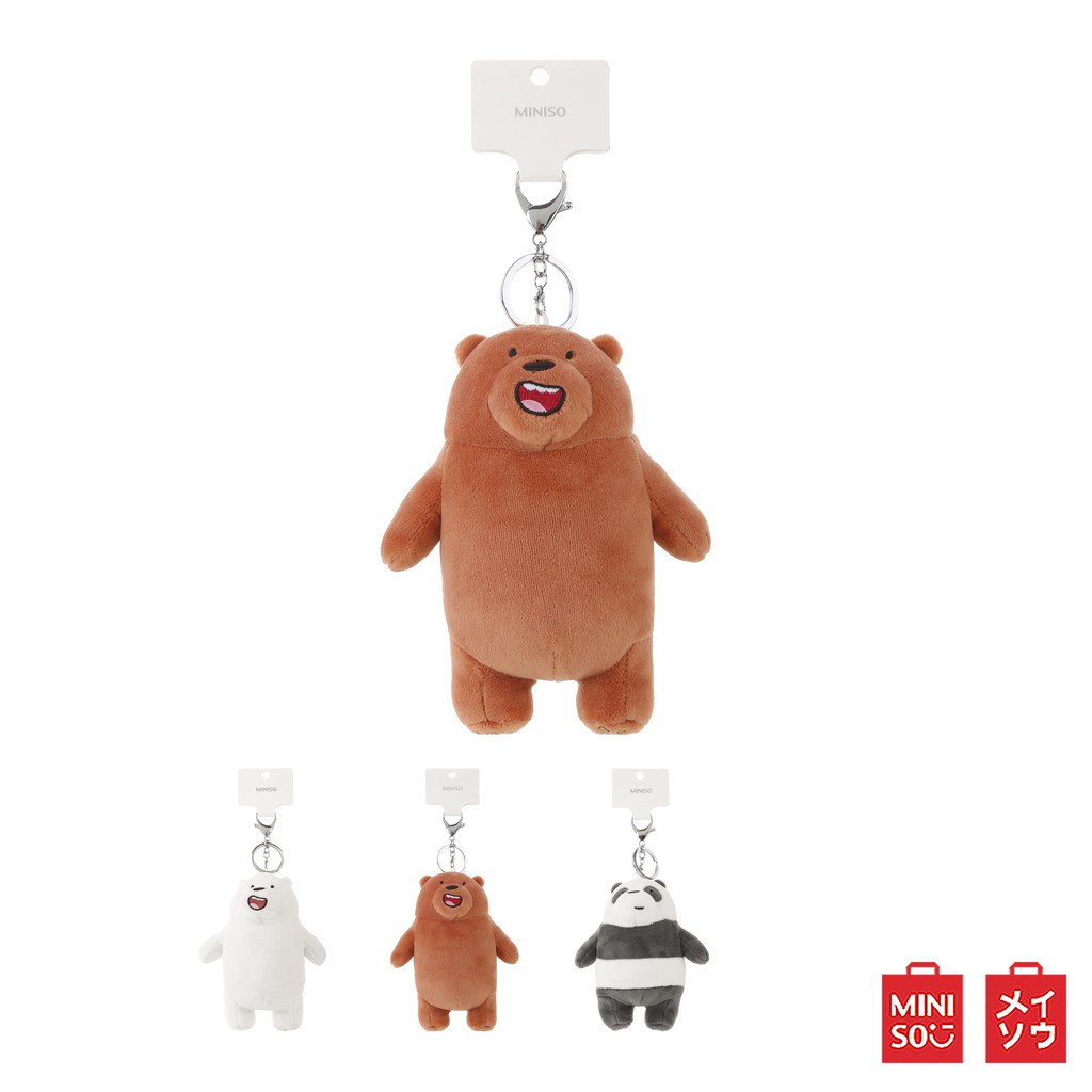 MINISO พวงกุญแจ We Bare Bears-Creative Charm แบบยืน ...