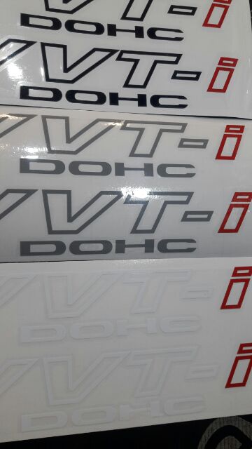 สติ๊กเกอร์แต่งรถ VVT-i DOHCSOHC - jm_sticker - ThaiPick