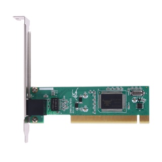 Ann ชิปเซ็ตอะแดปเตอร์การ์ดแลน PCI NIC RTL8139 10 100Mbps RJ45 สําหรับคอมพิวเตอร์ PC
