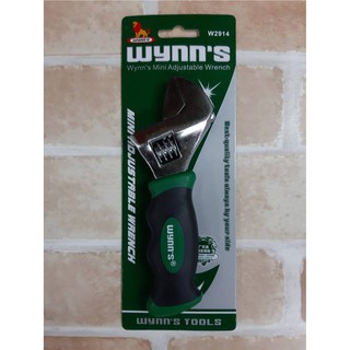 WYNNS ( W2914 ) ประแจเลื่อนด้ามหุ้มยาง ขนาด 8 นิ้ว