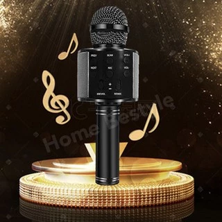 bestyle_home เครื่องเล่นคาราโอเกะ บลูทูธ ไร้สาย ไมโครโฟนคอนเดนเซอร์ ลำโพงในตัว