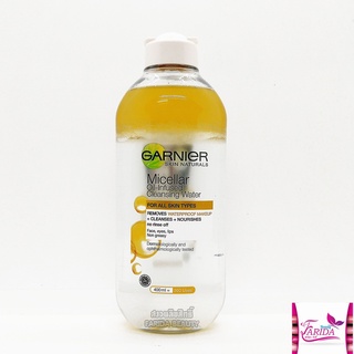 🔥โปรค่าส่ง25บาท🔥Garnier Micellar Oil-Infused Cleansing water 400 ml การ์นิเย่ ไมเซลล่า ออยล์ อินฟิวส์ คลีนซิ่ง