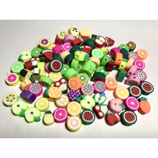 ลูกปัด จี้ รูปผลไม้ 10อัน20บาท พร้อมส่ง