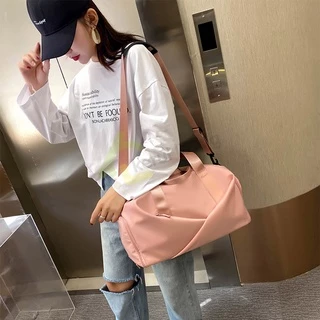 Allsking กระเป๋าฟิตเนส fitness bag มี 4 สี มีช่องเก็บรองเท้า กระเป๋าเดินทาง สีพาสเทล กระเป๋าเดินทาง ใส่เสื้อผ้า