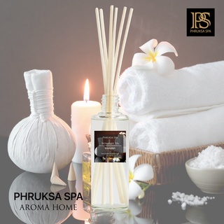 PHRUKSA SPA ก้านไม้หอมปรับอากาศ กลิ่นซิกเนเจอร์ สปา 100 มล. (Reed Diffuser Signature Spa)แถมฟรี! ก้านไม้หวาย