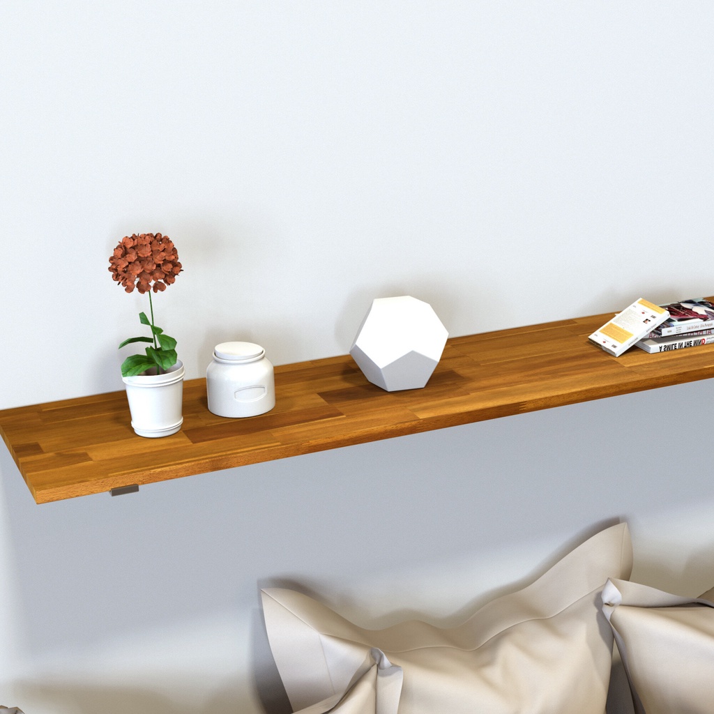 (จัดส่ง 1-2วัน) ชั้นวางของ ไม้Acacia หนา 18 mm.กว้าง 30-35 cm.ยาว 30-100 cm. งานDIY ชั้นวางของ - รูปที่ 3