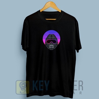 เสื้อยืด พิมพ์ลาย Gorila Gangster Distro Street Art Unique 55