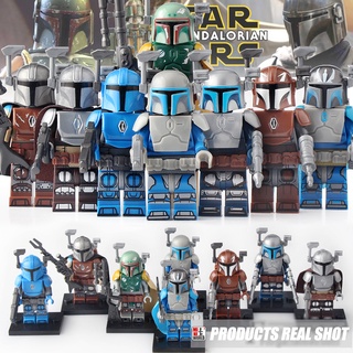 Boba Fett ฟิกเกอร์ Jango Fett Vizsla Alloy Hunter Star Wars Baby Yoda ขนาดเล็ก ของเล่น ของขวัญ KT1041