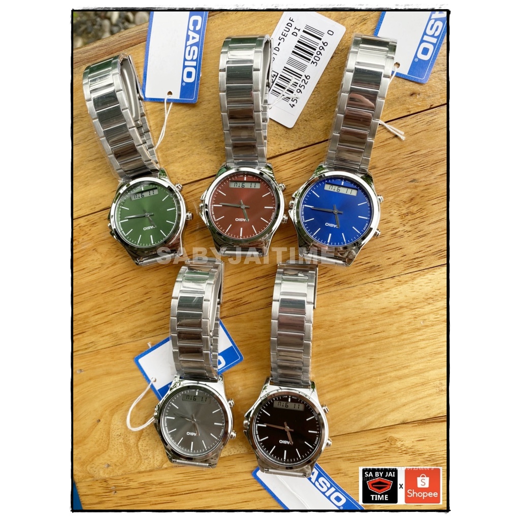 CASIO แท้ นาฬิกาชาย รุ่น MTP-VC01D MTP-VC01 แท้ศูนย์ cmg ประกัน 1 ปี(7.MTP-VC01L-7E)