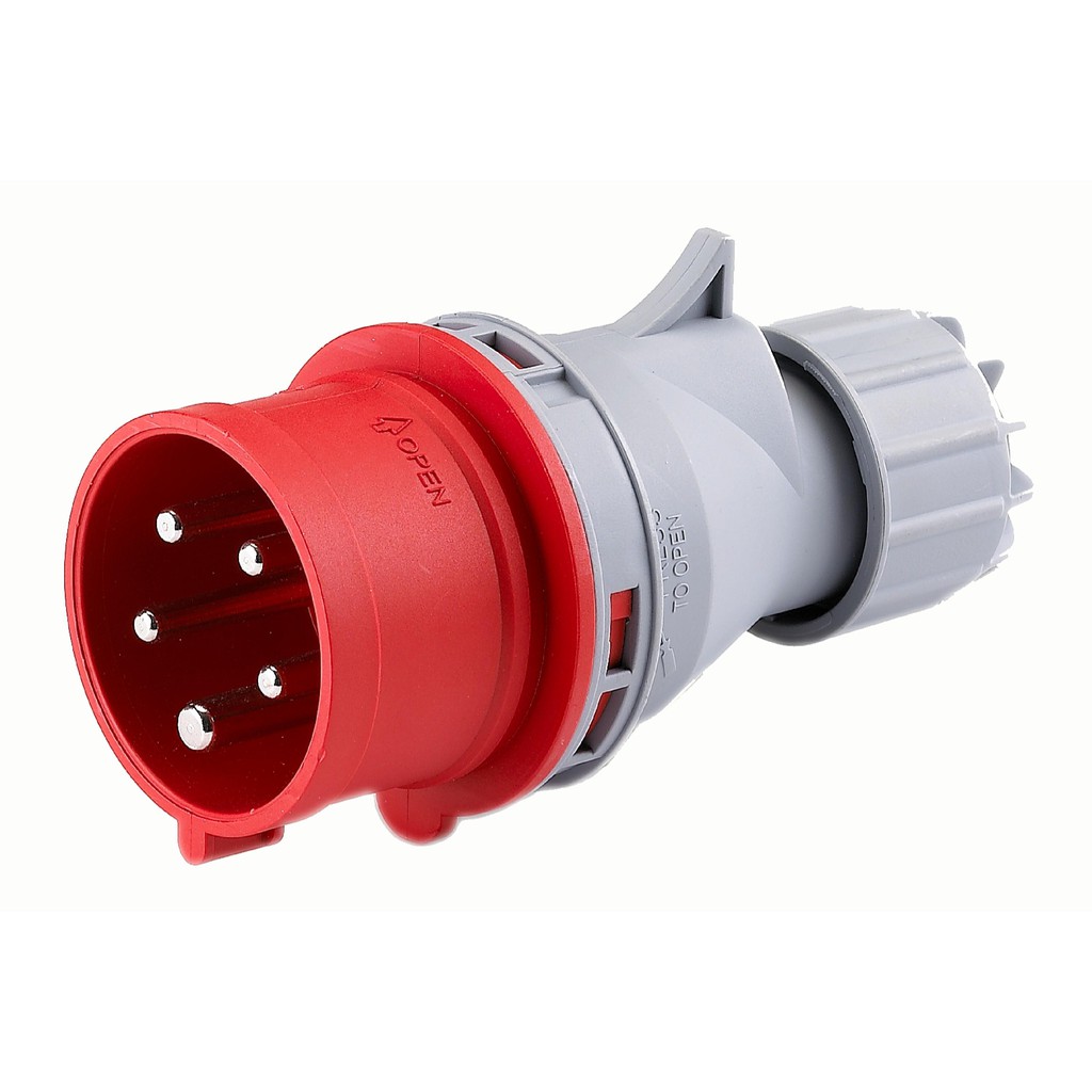 OPS IP44 (สีแดง) 32A 5P INDUSTRAIAL PLUG