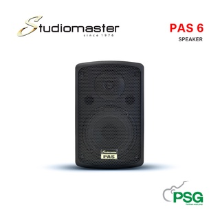 Studiomaster PAS 6 Active speaker cabinet 6″ ( ราคาต่อ 1 ใบ )