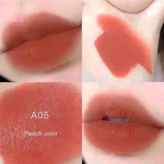 Q.21 HLLRลิปสติก 3.2g สีพีช แดงก่ำแดง ส้ม อิฐ เพิ่มความชุ่มชื้นเครื่องสำอาง Lipstick-9019 Q.21